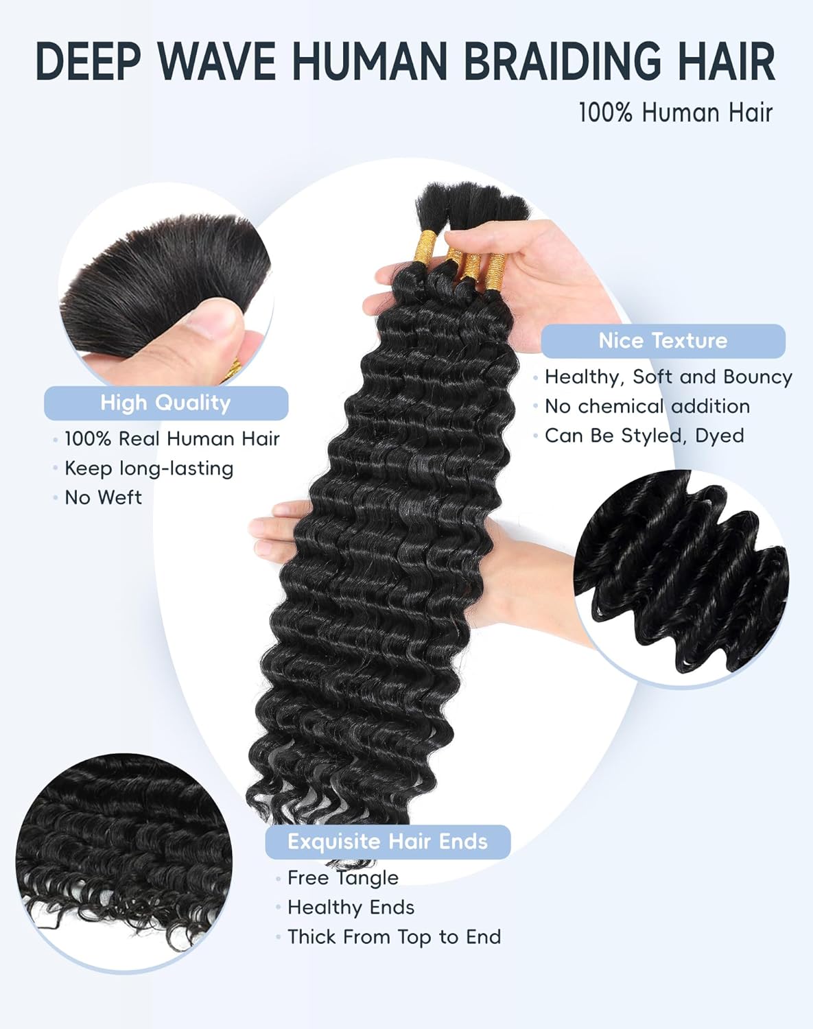 Deep Wave Boho Hair view 3