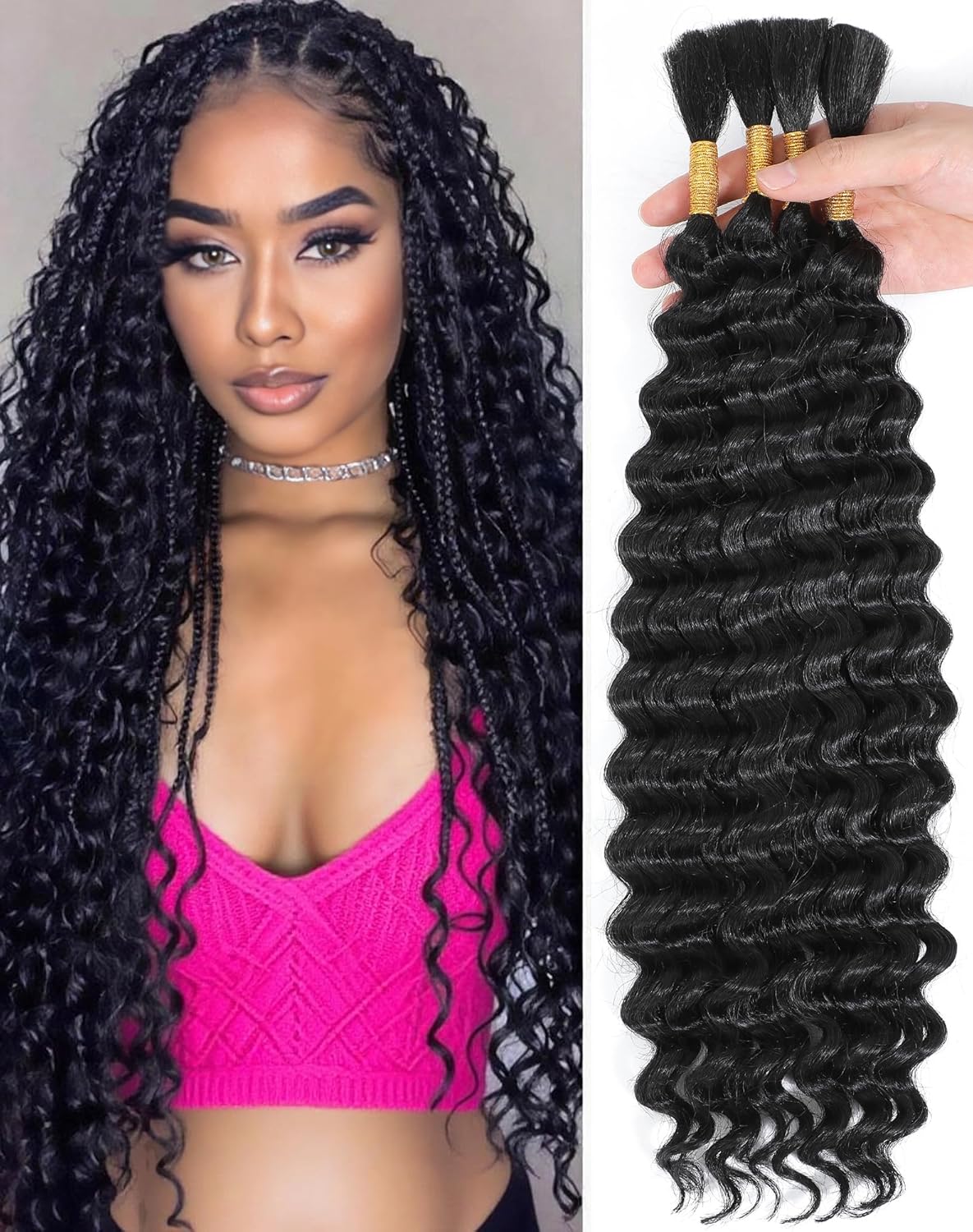 Deep Wave Boho Hair