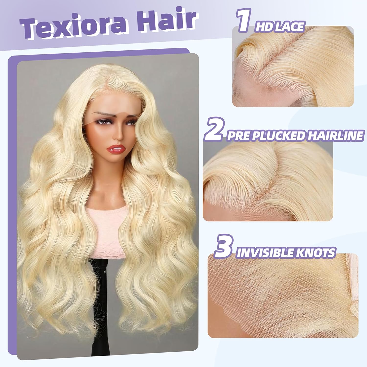 613 Blonde Body Wave view 4